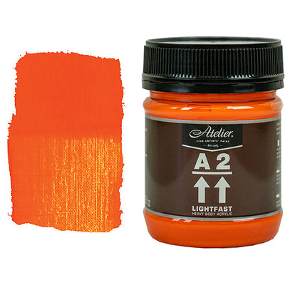 Cadmium Orange 250ml - Chroma A2 Acrylic Paint
