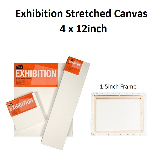 4 x 12 inch - Exhibition Stretched Canvas 1.5 inch