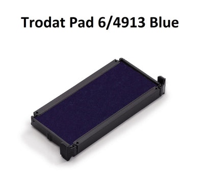 Blue - Trodat 4913 Ink Pad Refill