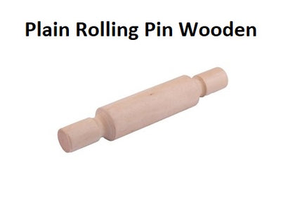 Wooden Rolling Pins - Plain Standard (Single)