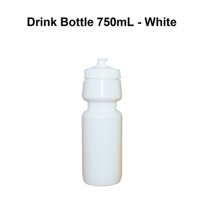 Drink Bottle 750mL - White