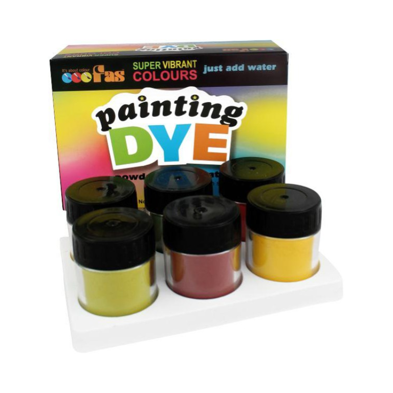 Set of 6 - FAS Water Soluble Powder Dyes