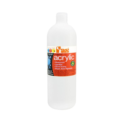 White 1L - FAS Student Acrylic Paint