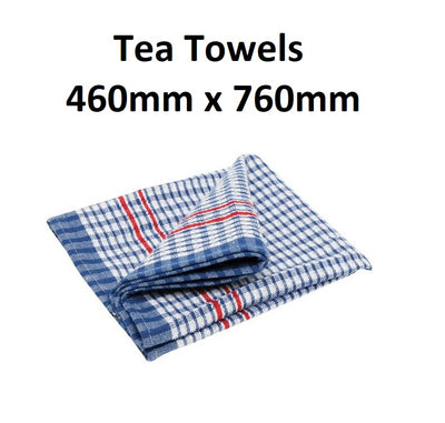 Economy Tea Towels - Blue 460mm x 760mm