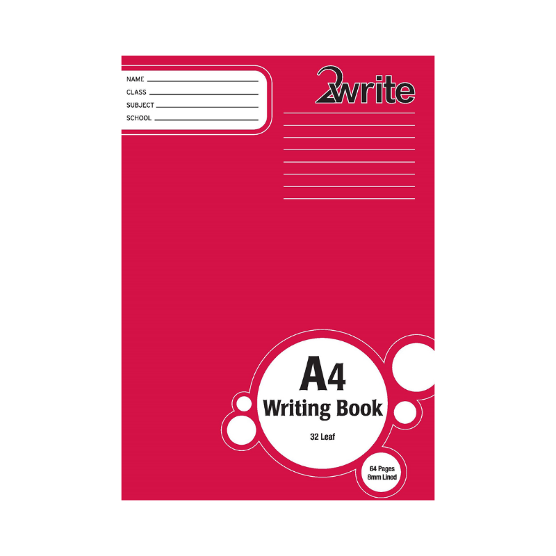 A4WB8 - A4 Exercise Book - 8mm Lined