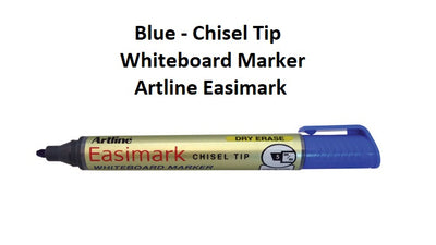Blue - Chisel Tip Whiteboard Marker Artline Easimark