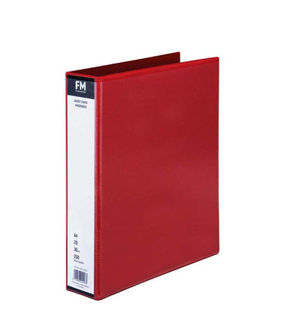 Red A4 Ringbinder