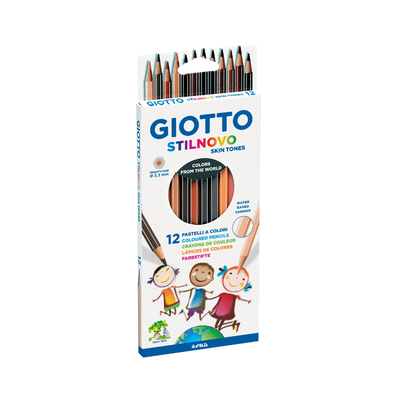 Giotto Skin Tones Colour Pencils - 12's