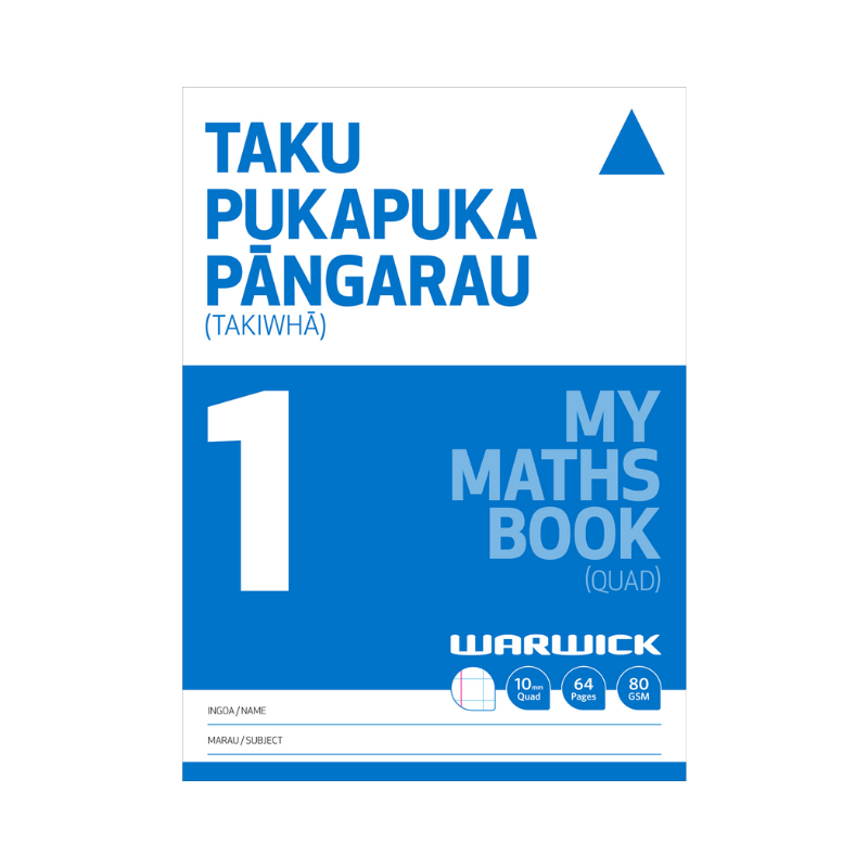 Warwick My Maths Book 1 Blue (10mm Quad)