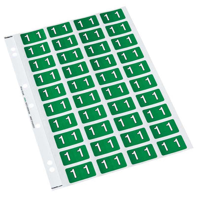 1 - Codafile Labels 25mm - Pack of 5 Sheets