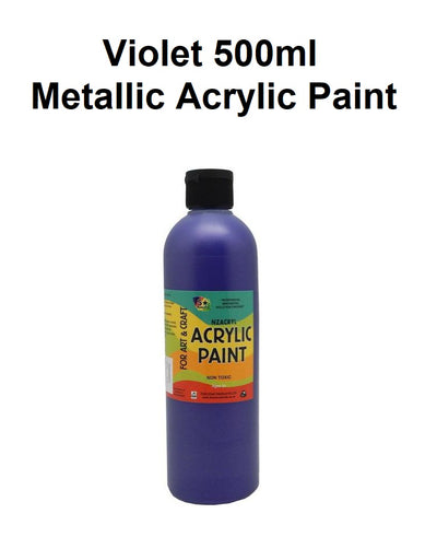 Violet 500mL - Metallic Acrylic Paint