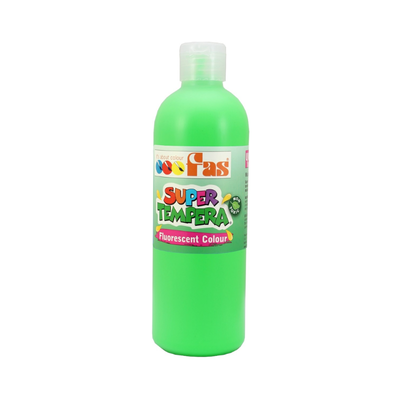 Fluoro Green 500mL - FAS Super Tempera Poster Paint