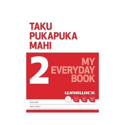 Warwick My Everyday Book 2 (Blank/7mm lined) - End of Line