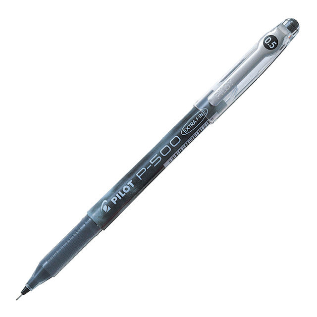 Black - Pilot P500 Gel Pen - Extra Fine Tip