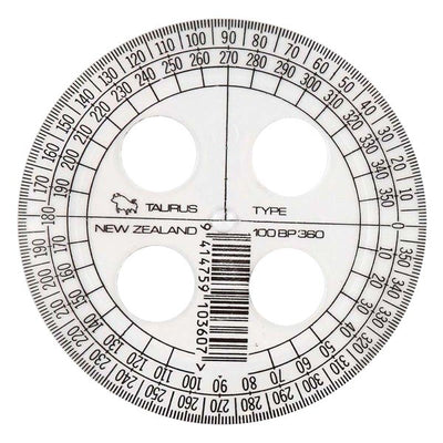 Protractor - 360 Degree - 10cm