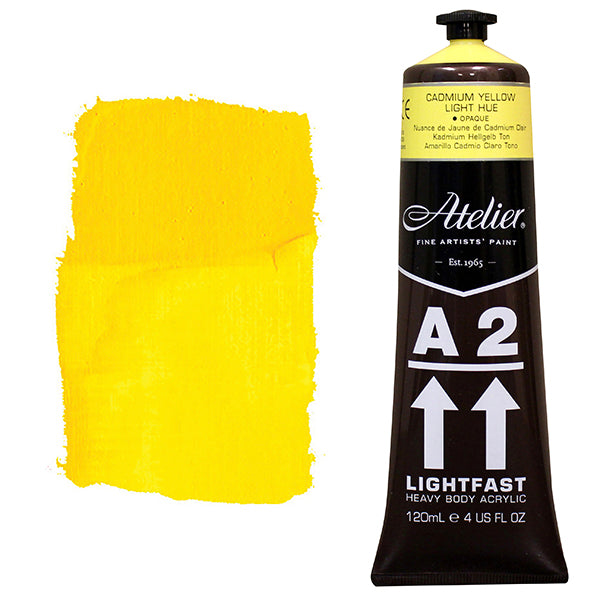 Cadmium Yellow Light 120ml - Chroma A2 Acrylic Paint
