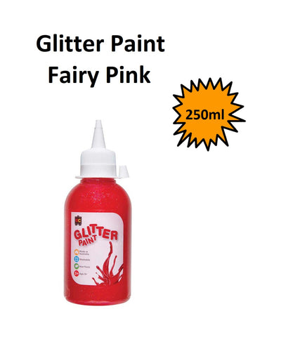 Raspberry (Fairy Pink) 250ml - EC Glitter Paint