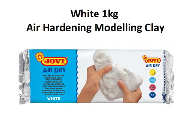White 1kg - Air Hardening Modelling Clay