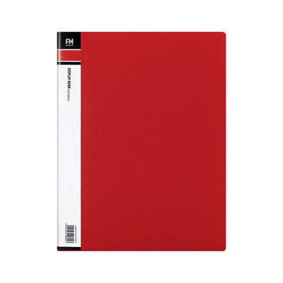 Red - A4 Clearfile 20 Page