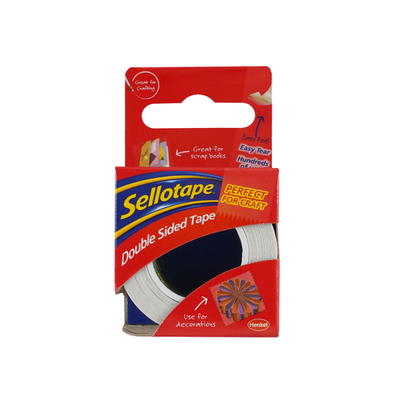 Sellotape Double Sided Tape 15mmx5m