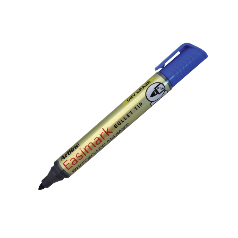 Blue - Bullet Tip Whiteboard Markers Artline Easimark