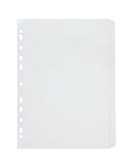 10 Tab Indices White