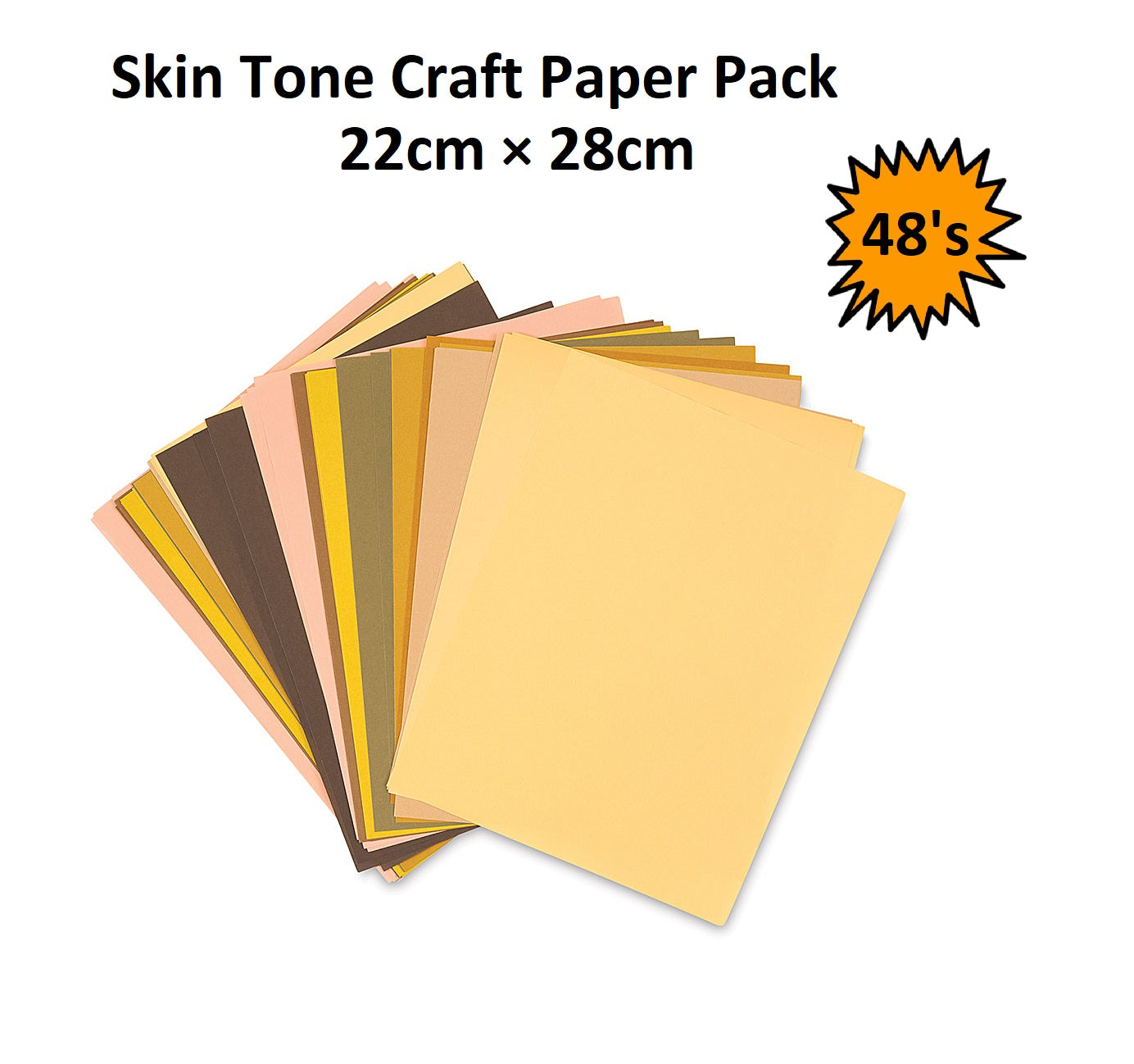 Skin Tone Craft Papers