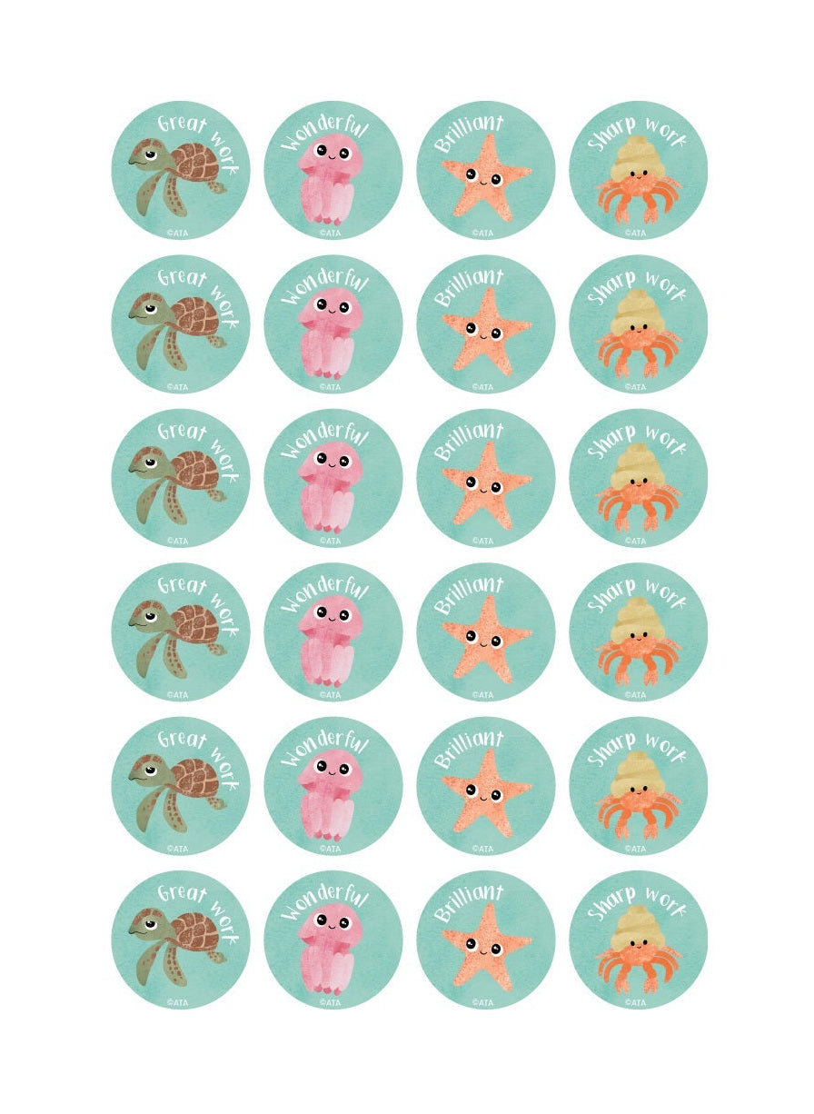 Creatures Merit Stickers