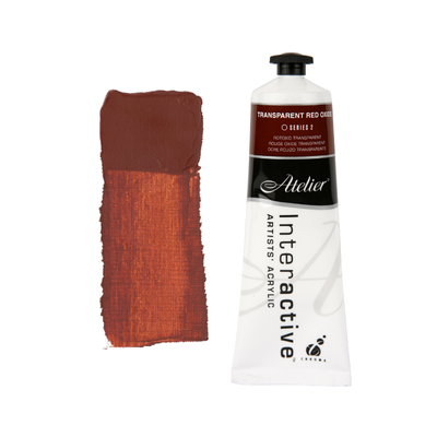 Transparent Red Oxide 80ml - Atelier Acrylic Paint S2
