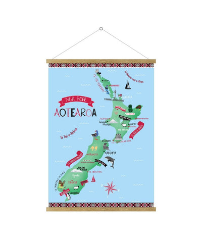 Map Hanging Poster NZ
