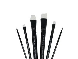 Flat Taklon Brushes