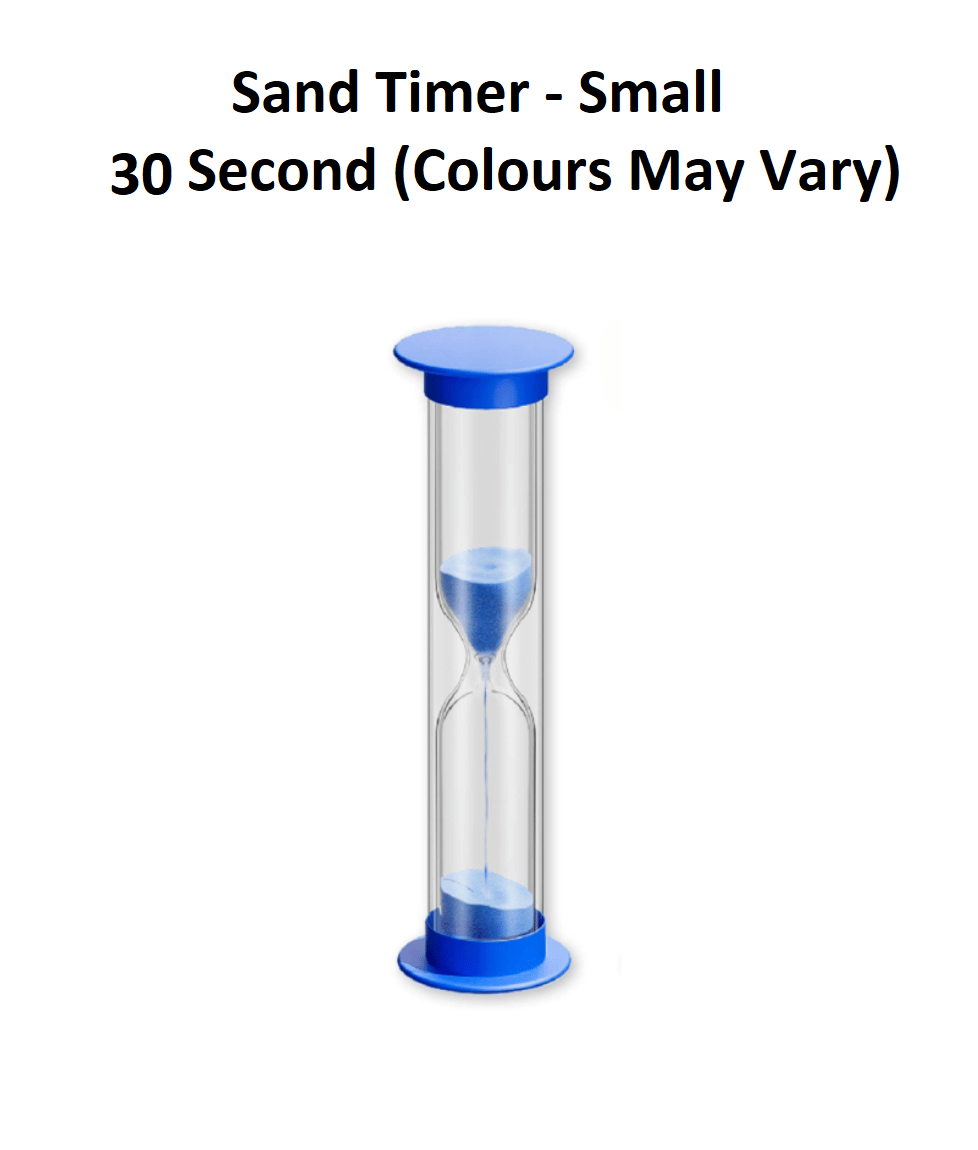 Sand Timer - Small - 30 Secs - Red
