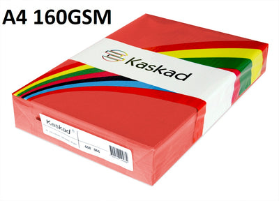 A4 Robin Red - Kaskad 160gsm 250 Sheets