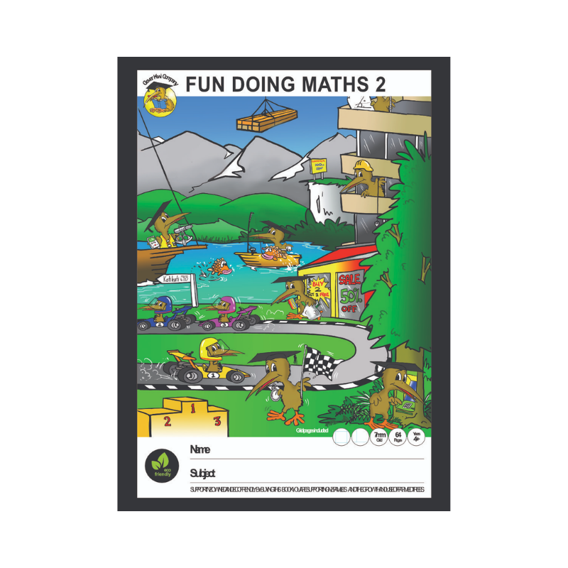 Clever Kiwi - Fun Doing Maths Book 2 (7mm Grid)