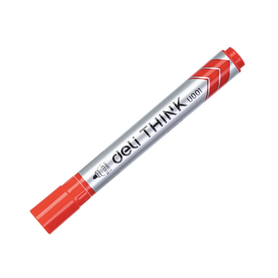Red - Bullet Tip Whiteboard Marker Deli