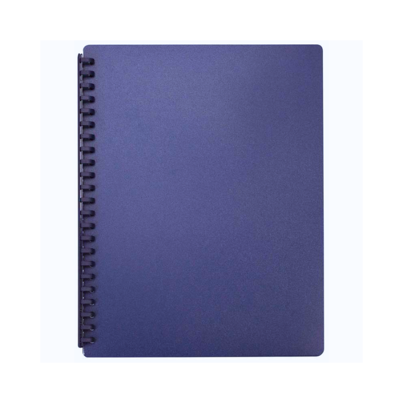 Blue - A4 Refillable Clearfile 20 Pocket