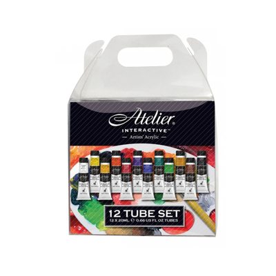Atelier Acrylic Paint Set 20mL (Set of 12)