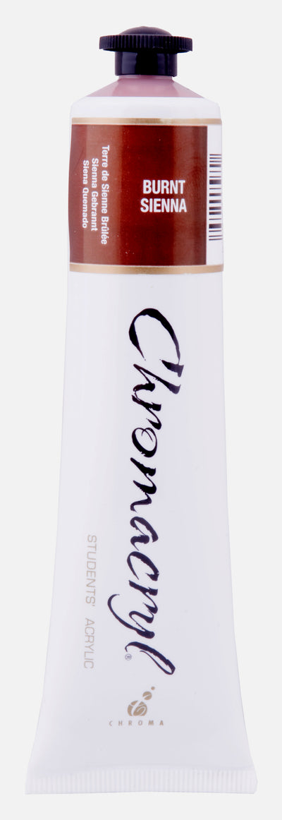 Burnt Sienna 75ml - Chromacryl Acrylic Paint