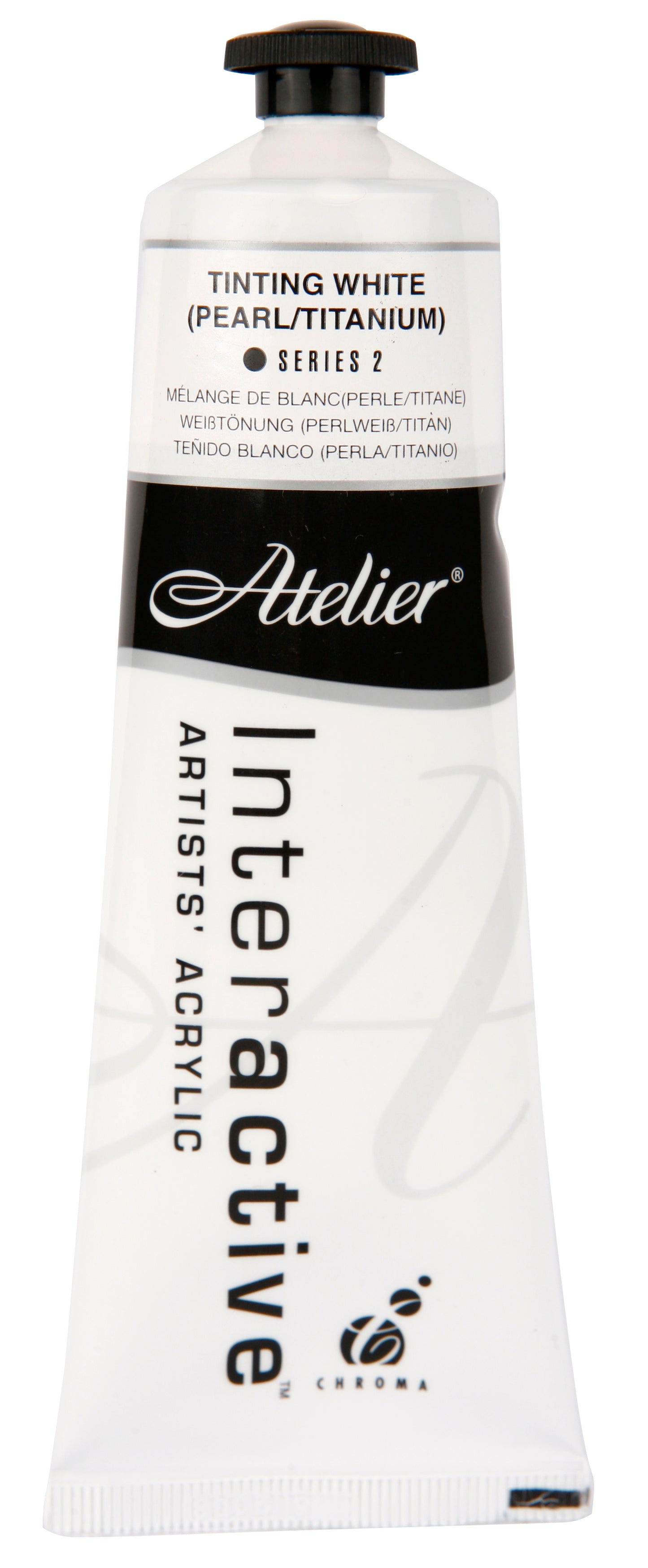 Tinting White (Pearl Titanium) 80ml - Atelier Acrylic Paint S2