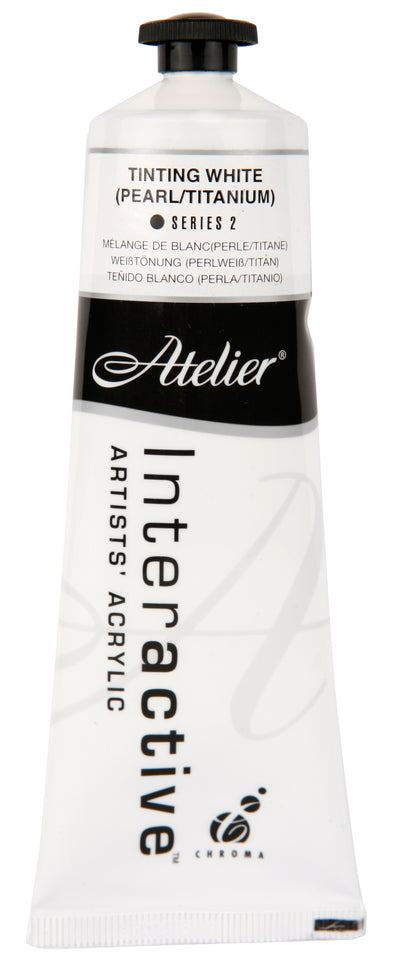 Tinting White (Pearl Titanium) 80ml - Atelier Acrylic Paint S2