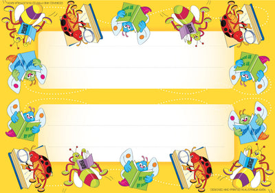 Reading Bugs - Nameplates (Pack of 35)