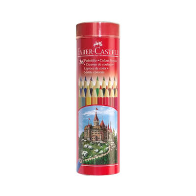 Faber Castell Classic Colour Pencils - Tin of 36