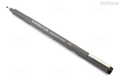 Black 1.0mm - Staedtler Pigment Liner Pen