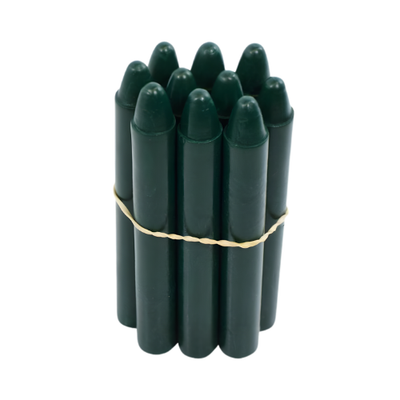 Retsol Hard Wax Crayon - Dark Green 10's
