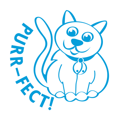 Purr-fect (Cat) - Merit Stamp