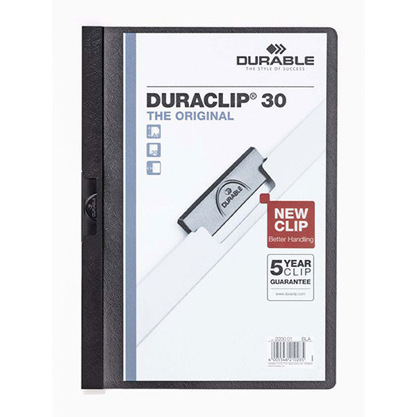 Black/Grey - Duraclip 30 Folder
