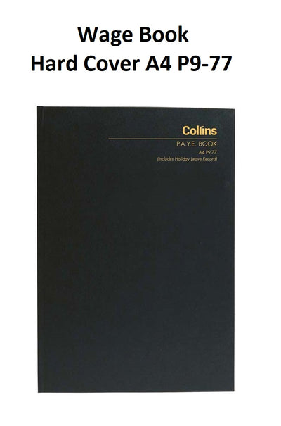 Collins Wage Book (PAYE Book) - A4 P9-77