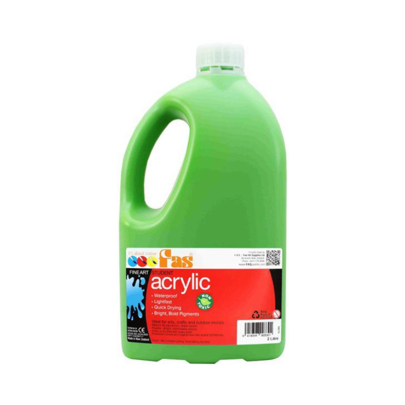 Green Light 2L - FAS Student Acrylic Paint