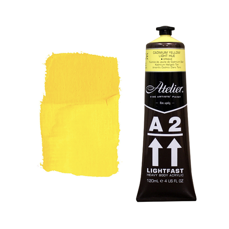 Cadmium Yellow Light 120ml - Chroma A2 Acrylic Paint
