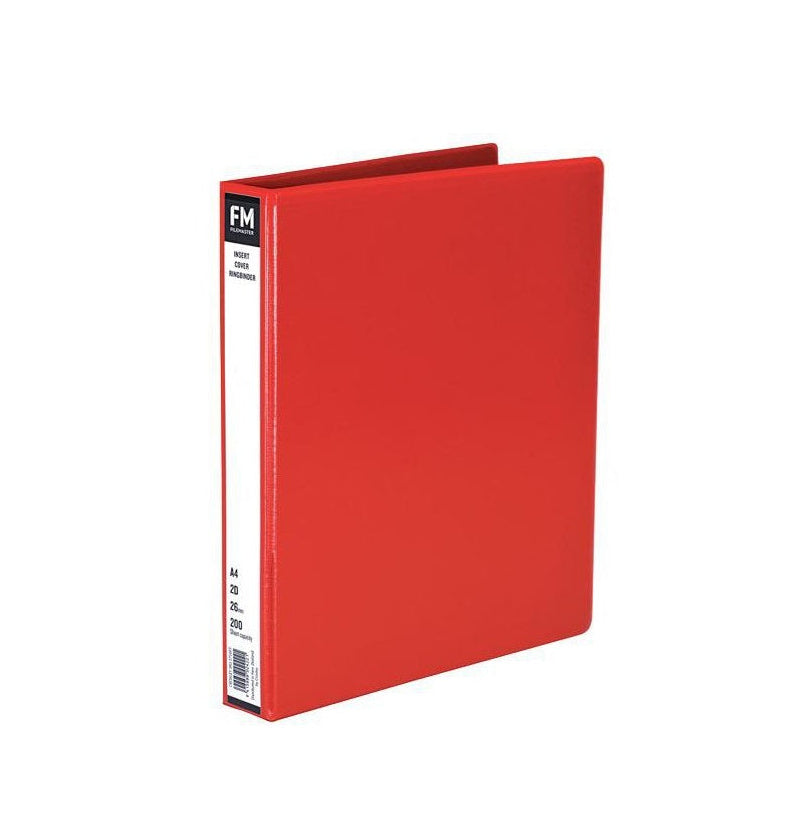 Red A4 Ringbinder